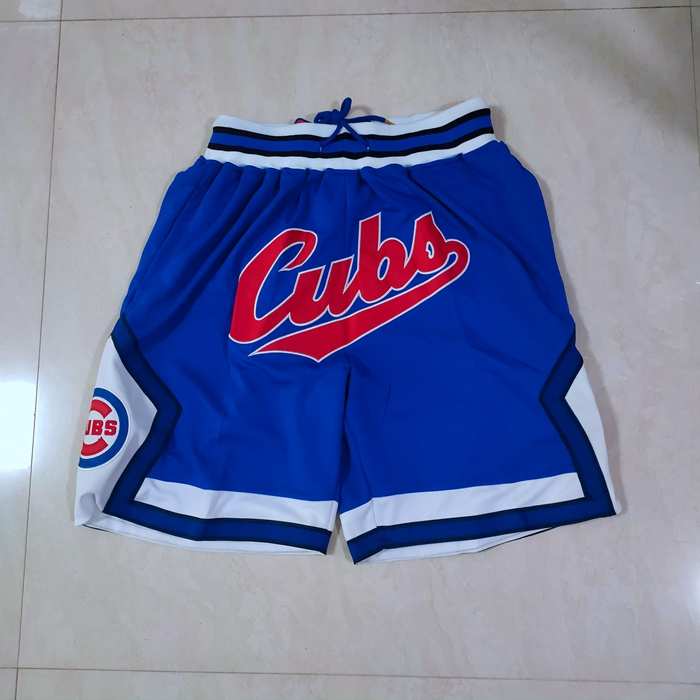 Chicago Cubs Just Don Blue MLB Shorts