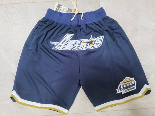 Houston Astros Just Don Dark Blue MLB Shorts 02