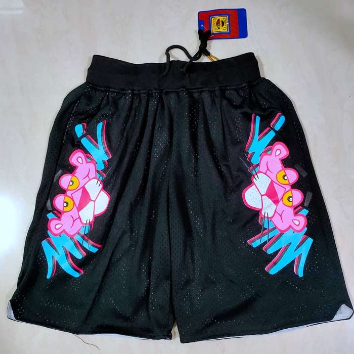 Miami Heat Just Don Black NBA Shorts 03