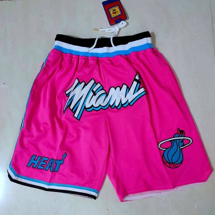 Miami Heat Just Don Pink City NBA Shorts