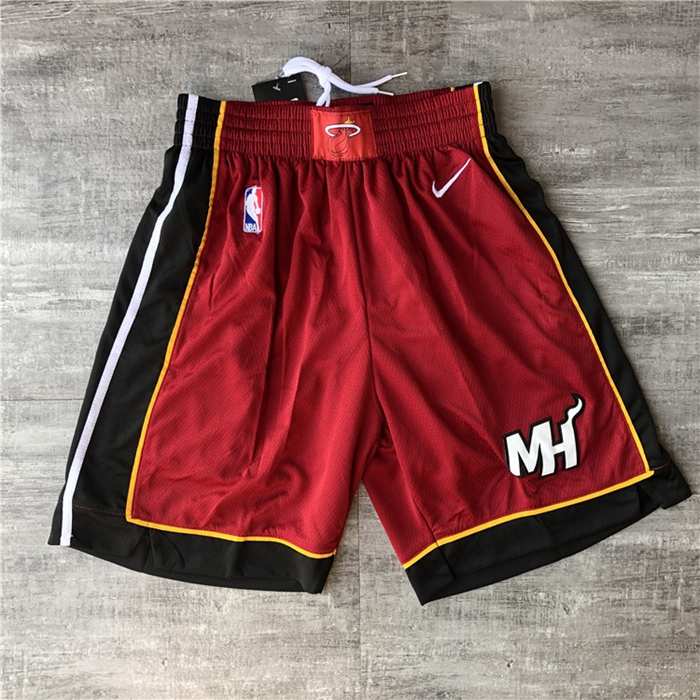 Miami Heat Red NBA Shorts