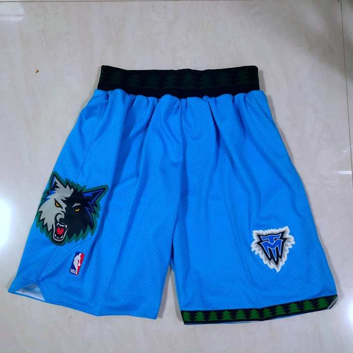 Minnesota Timberwolves Blue NBA Shorts