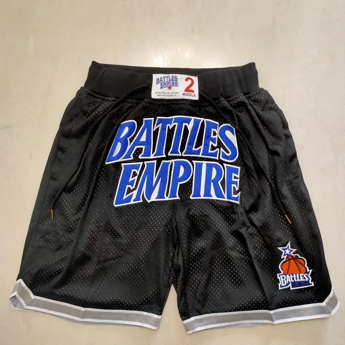 Movie Just Don Black Basketball Shorts 03