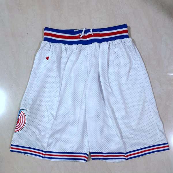 Movie Space Jam White NBA Shorts