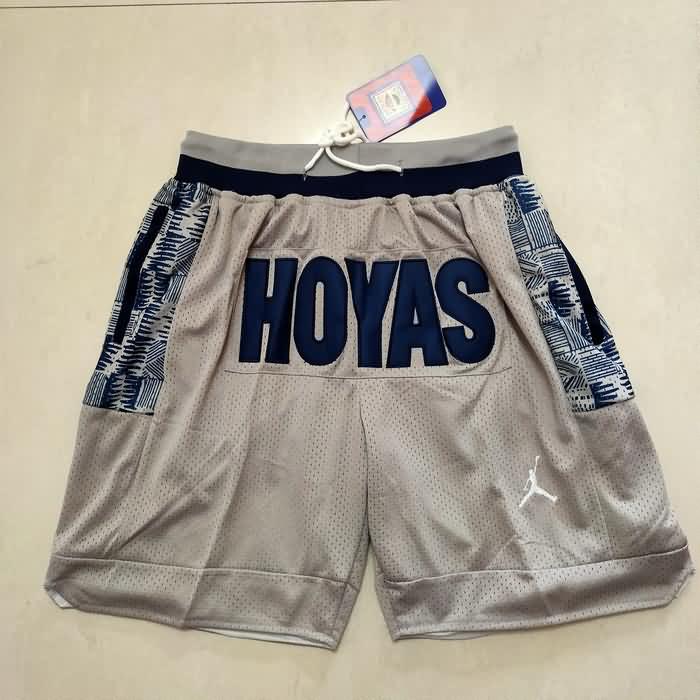 Georgetown Hoyas Just Don Grey NCAA Shorts