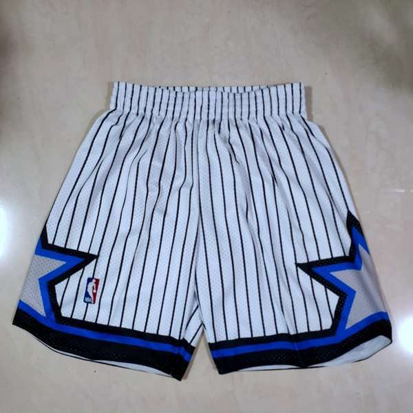 Orlando Magic White Classics NBA Shorts 02