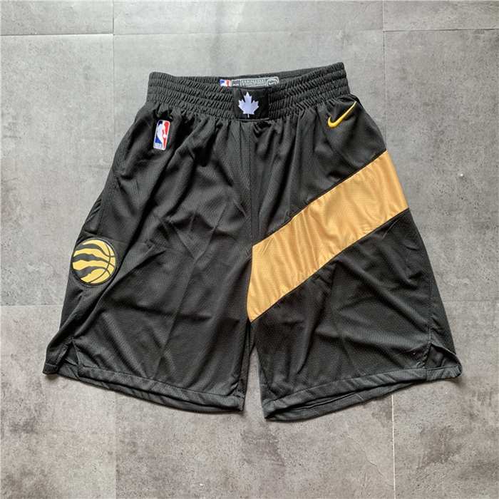Toronto Raptors Black NBA Shorts 02