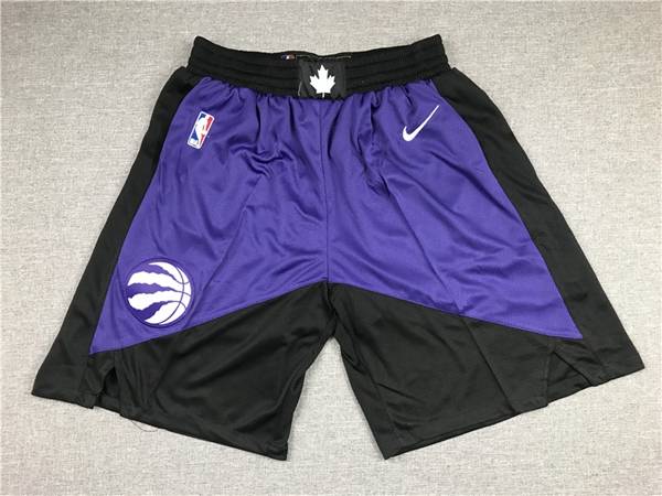 Toronto Raptors Purple Black NBA Shorts