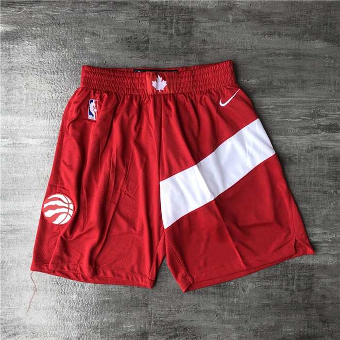 Toronto Raptors Red NBA Shorts