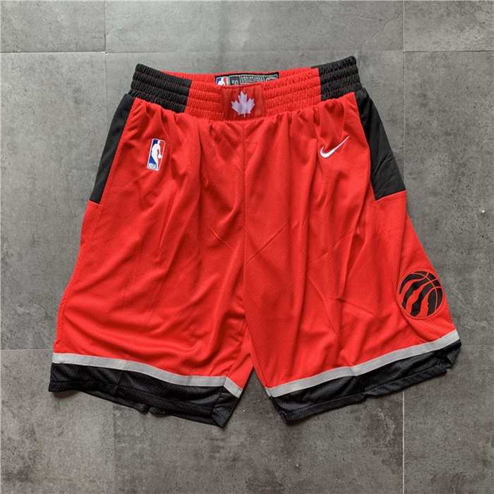 Toronto Raptors Red NBA Shorts 02