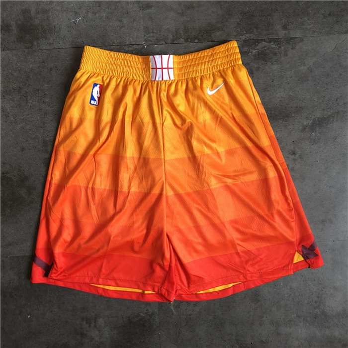 Utah Jazz Orange City NBA Shorts