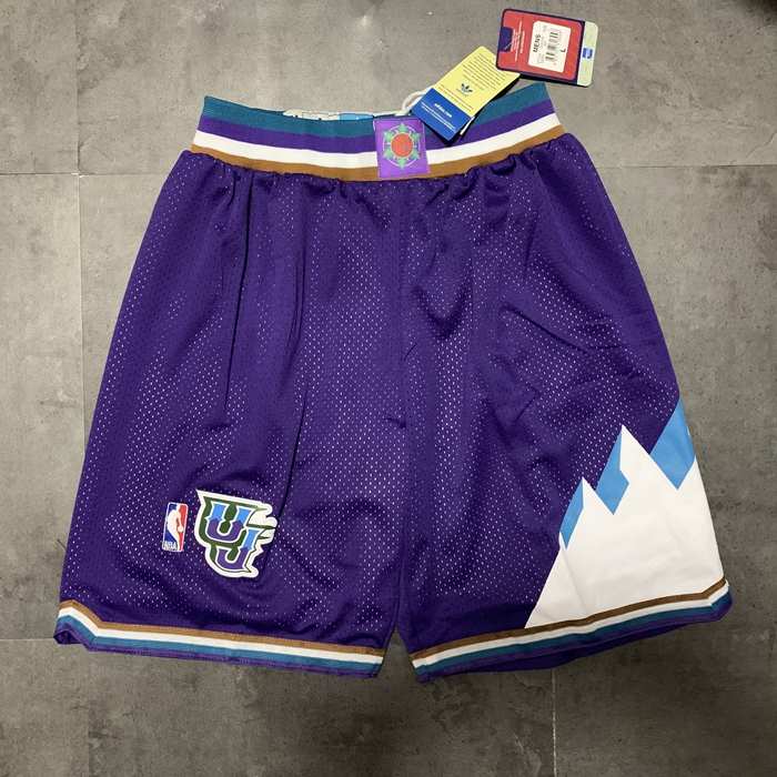 Utah Jazz Purple Classics NBA Shorts