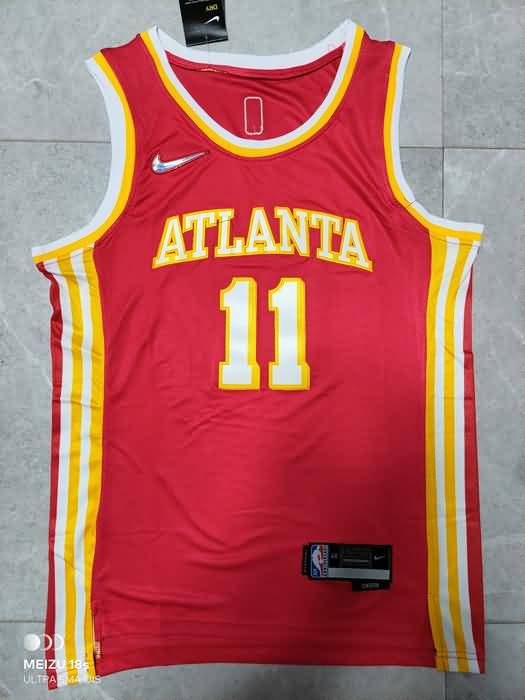 Atlanta Hawks 21/22 Red #11 YOUNG Basketball Jersey (Stitched)