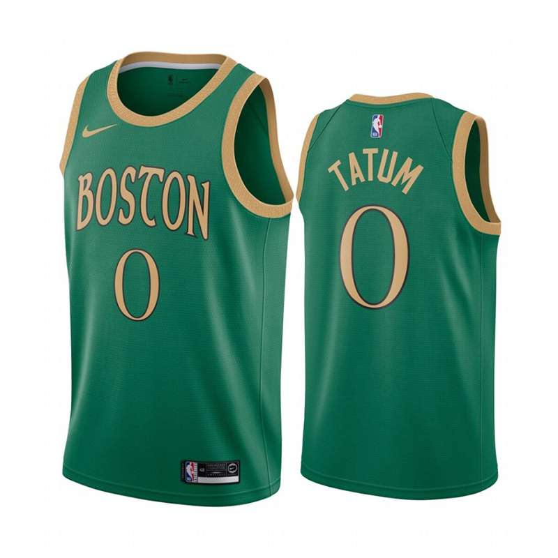 Boston Celtics 2020 Green #0 TATUM City Basketball Jersey (Stitched)