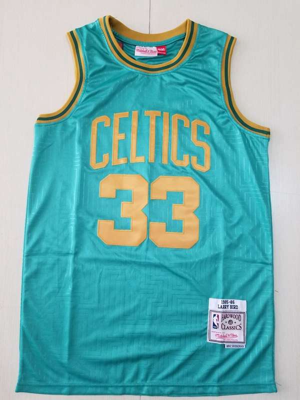 Boston Celtics 1995/96 Green #33 BIRD Classics Basketball Jersey (Stitched)