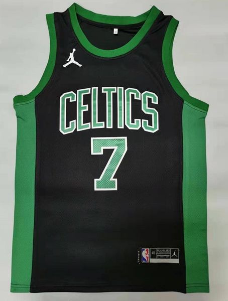 20/21 Boston Celtics Black #7 CROWN AJ Basketball Jersey (Stitched)