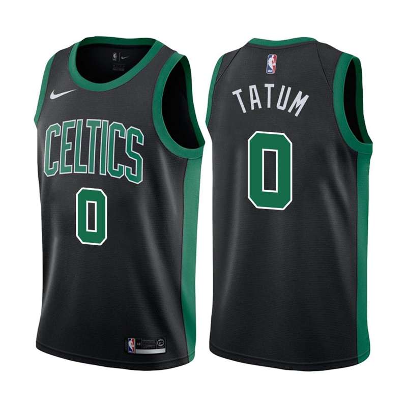 Boston Celtics Black #0 TATUM Basketball Jersey (Stitched)