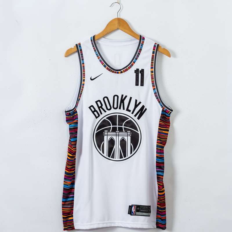 Brooklyn Nets 2020 White #11 IRVING City Basketball Jersey 03 (Stitched)