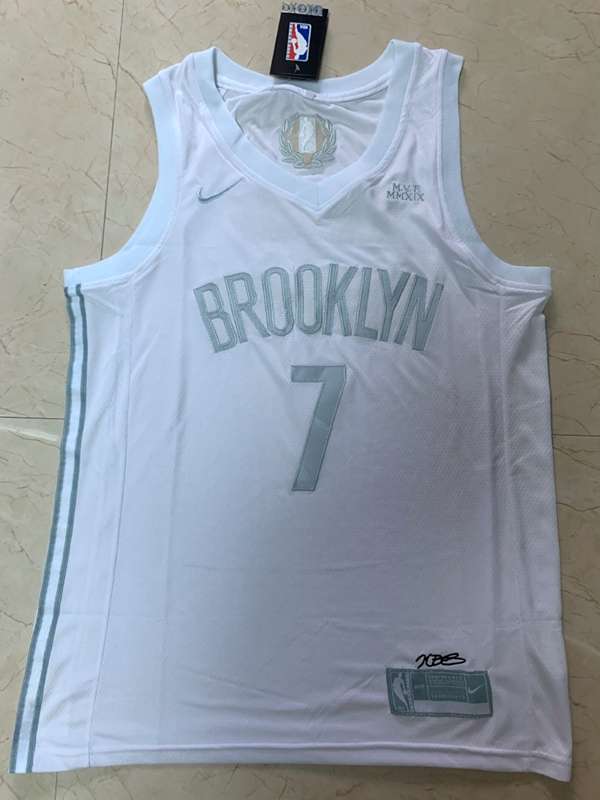 Brooklyn Nets 2020 White #7 DURANT MVP Basketball Jersey (Stitched)