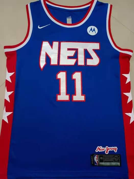 Brooklyn Nets Blue #11 IRVING Basketball Jersey (Stitched)