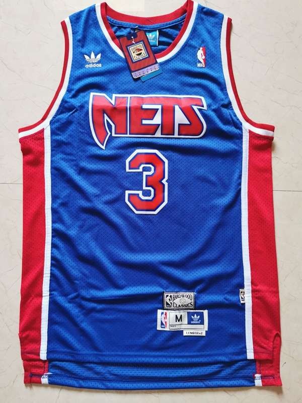 Brooklyn Nets Blue #3 PETROVIC Classics Basketball Jersey (Stitched)