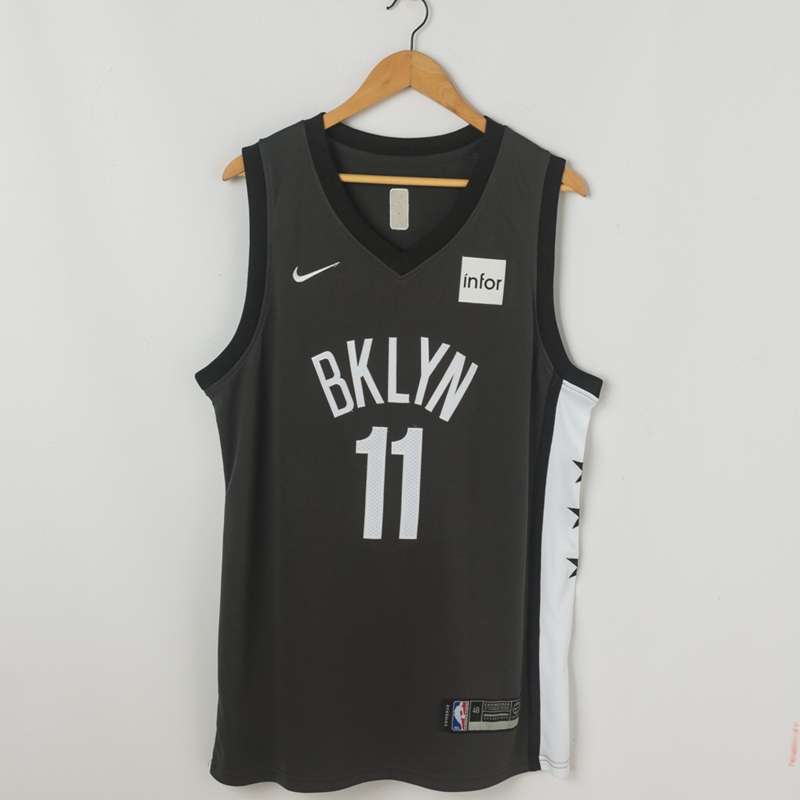 Brooklyn Nets Black #11 IRVING Basketball Jersey 03 (Stitched)