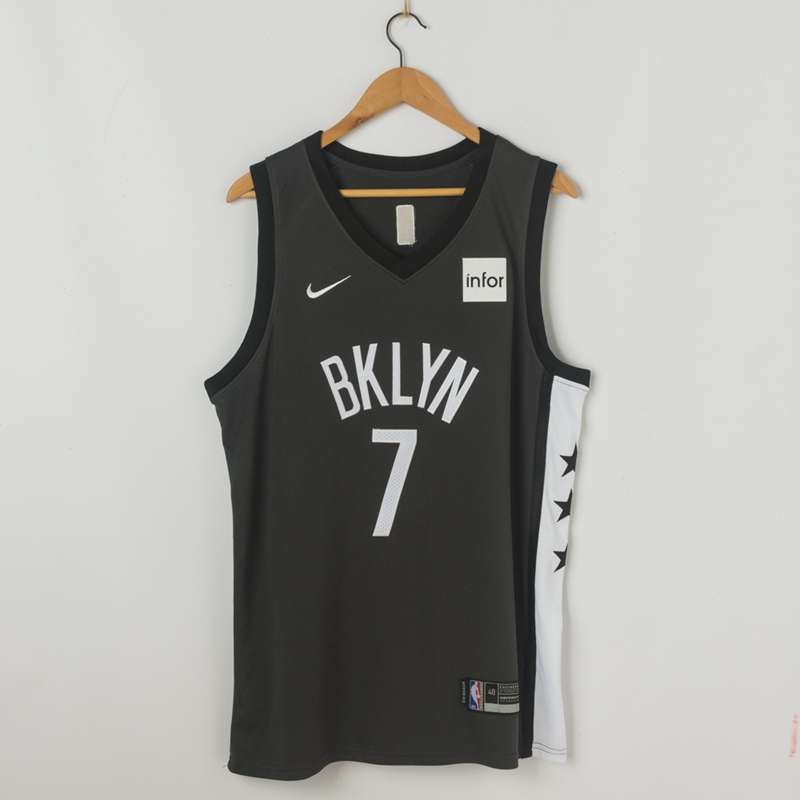 Brooklyn Nets Black #7 DURANT Basketball Jersey 03 (Stitched)