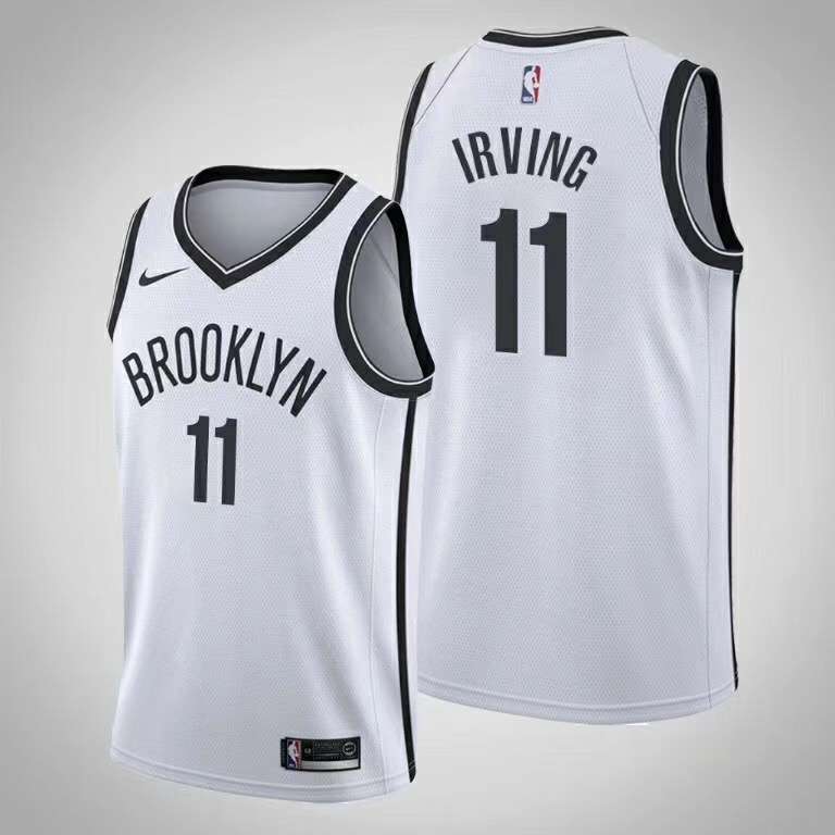 Brooklyn Nets White #11 IRVING Basketball Jersey (Stitched)
