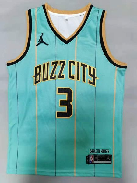 2020 Charlotte Hornets Green #3 ROZIER III AJ Basketball Jersey (Stitched)