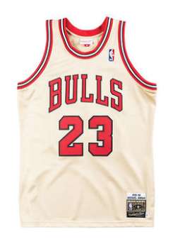 Chicago Bulls 1995/96 White #23 JORDAN Classics Basketball Jersey (Stitched)