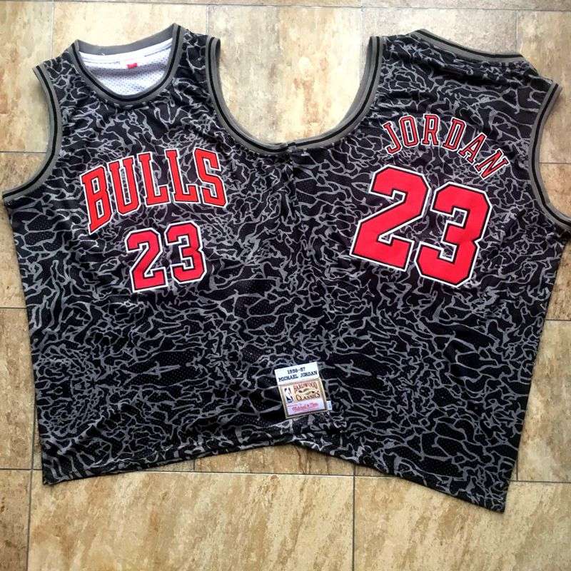 Chicago Bulls 1996/97 Black #23 JORDAN Classics Basketball Jersey (Closely Stitched)