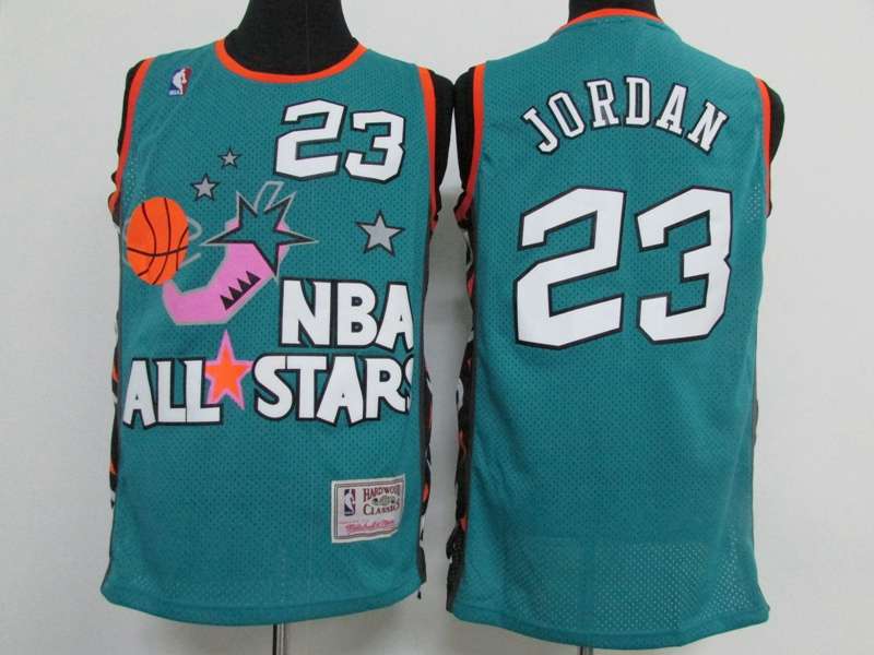 Chicago Bulls 1996 Green #23 JORDAN ALL-STAR Classics Basketball Jersey (Stitched)