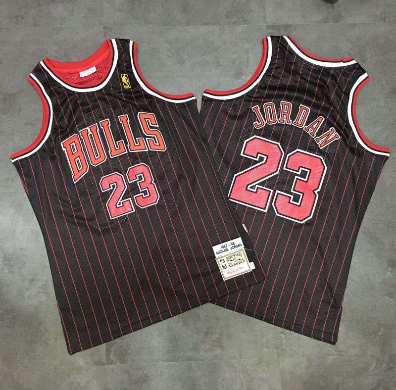 Chicago Bulls 1997/98 Black #23 JORDAN Classics Basketball Jersey (Closely Stitched)