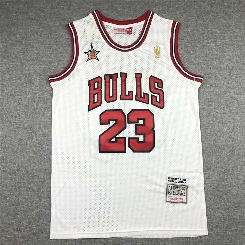 Chicago Bulls 1998 White #23 JORDAN ALL-STAR Classics Basketball Jersey 02 (Stitched)