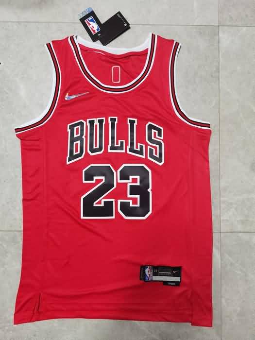 Chicago Bulls 21/22 Red #23 JORDAN Basketball Jersey (Stitched)