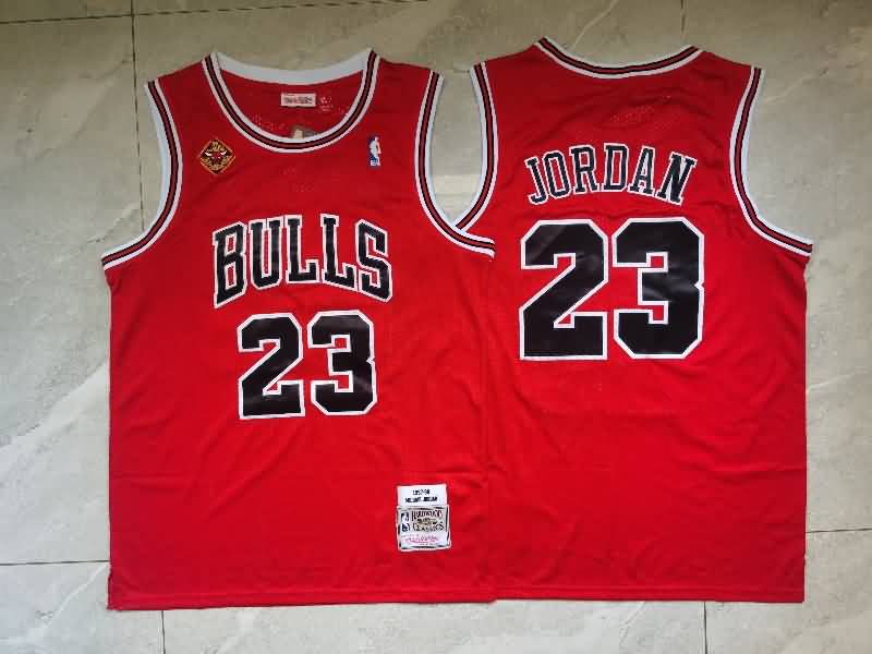 Chicago Bulls 1997/98 Red #23 JORDAN Classics Basketball Jersey 02 (Stitched)