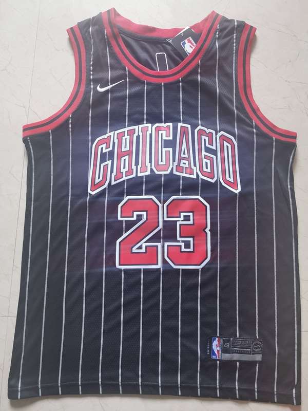 Chicago Bulls Black #23 JORDAN Classics Basketball Jersey (Stitched)