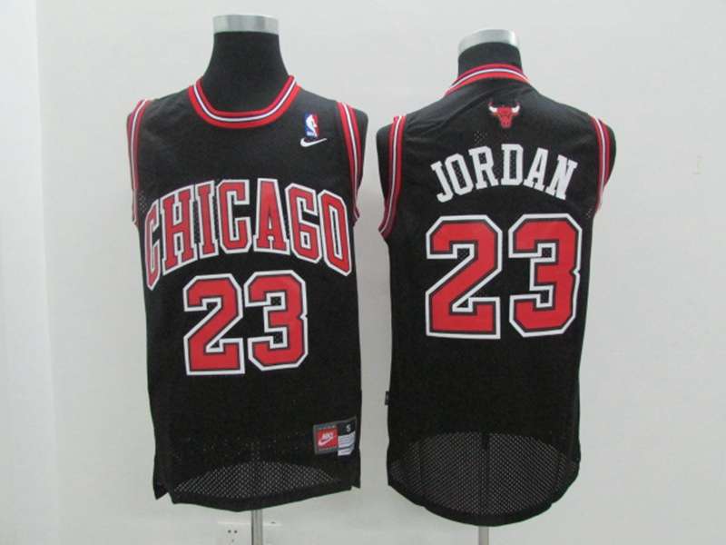 Chicago Bulls Black #23 JORDAN Classics Basketball Jersey 02 (Stitched)