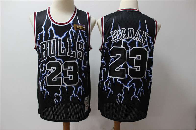 Chicago Bulls Black #23 JORDAN Classics Basketball Jersey 06 (Stitched)