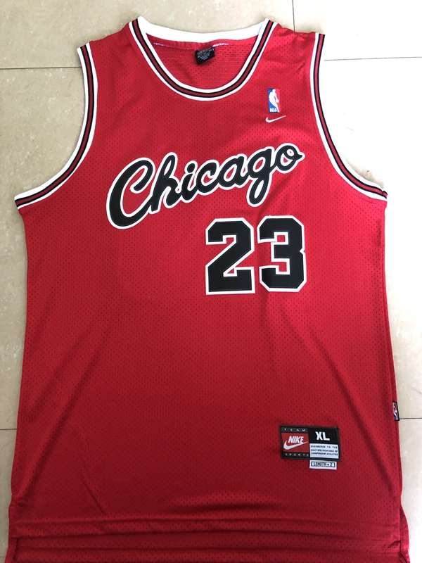 Chicago Bulls Red #23 JORDAN Classics Basketball Jersey 05 (Stitched)