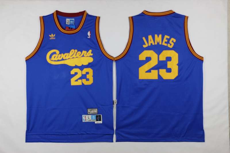 Cleveland Cavaliers Blue #23 JAMES Classics Basketball Jersey (Stitched)