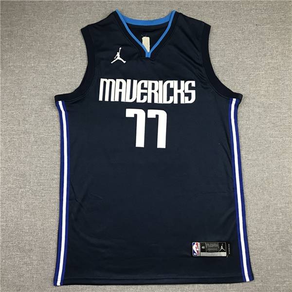 Dallas Mavericks 20/21 Dark Blue #77 DONCIC AJ Basketball Jersey (Stitched)