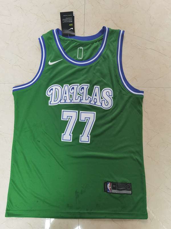 Dallas Mavericks 20/21 Green #77 DONCIC Basketball Jersey (Stitched)