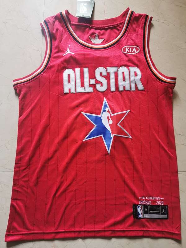 Dallas Mavericks 2020 Red #77 DONCIC ALL-STAR Basketball Jersey (Stitched)