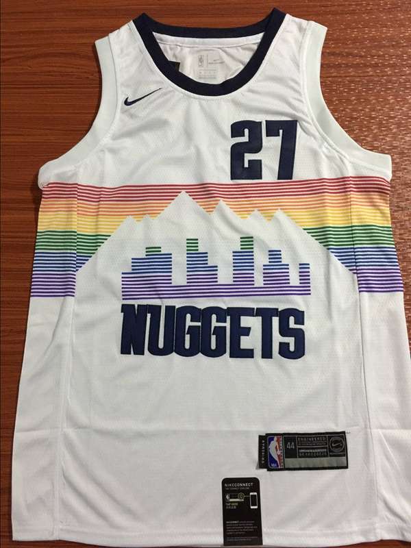 Denver Nuggets 2020 White #27 MURRAY City Basketball Jersey (Stitched)