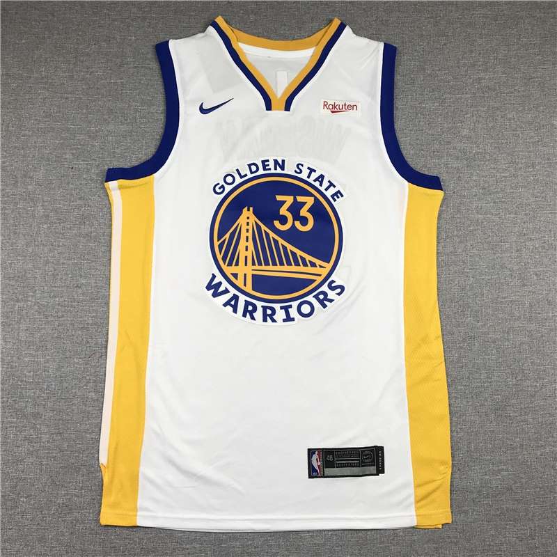 Golden State Warriors 2020 White #33 WISEMAN Basketball Jersey (Stitched)