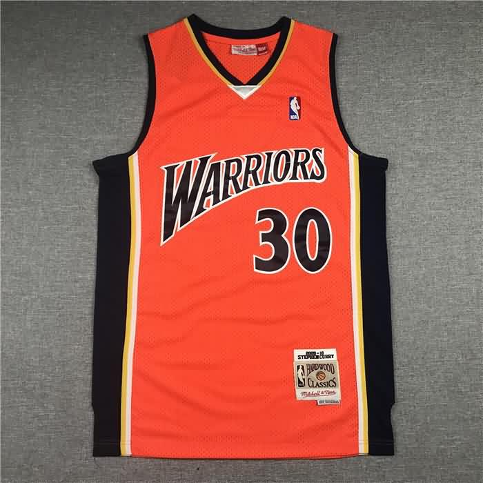 Golden State Warriors 2009/10 Orange #30 CURRY Classics Basketball Jersey (Stitched)