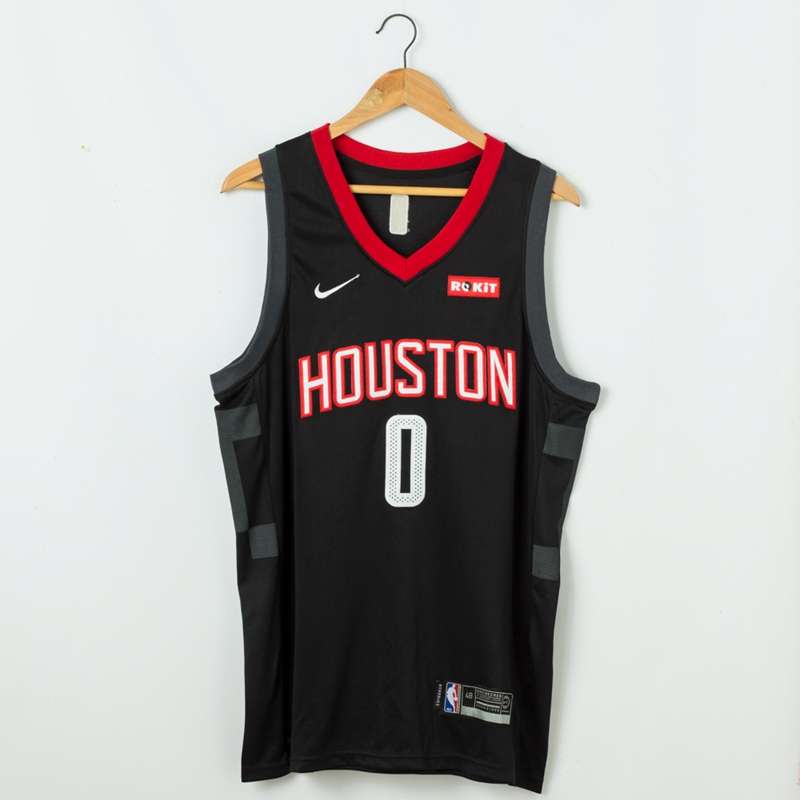 Houston Rockets 20/21 Black #0 WESTBROOK Basketball Jersey (Stitched)