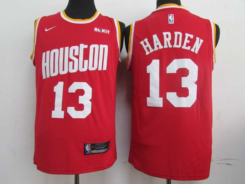 Houston Rockets 2020 Red #13 HARDEN Basketball Jersey (Stitched)