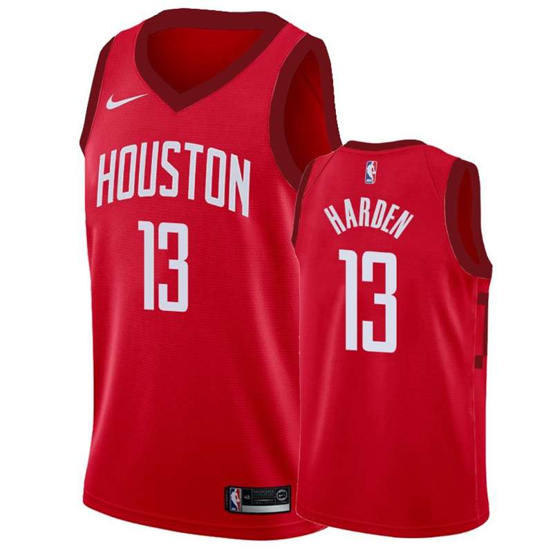 Houston Rockets Red #13 HARDEN Basketball Jersey (Stitched)